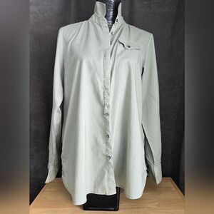 Joe Fresh Light Gray Blouse